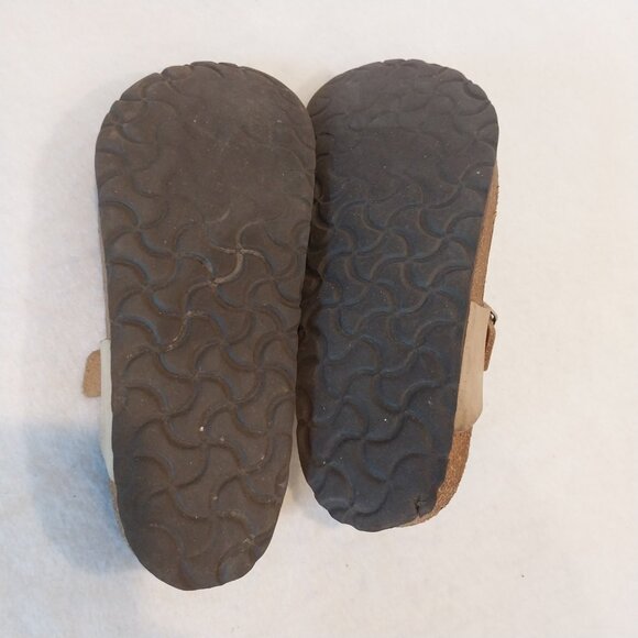 Birkenstock Sandals Women 5 5.5 Beige Gizeh Birko Flor Thong Slip On Flats EU 36 - Picture 12 of 13